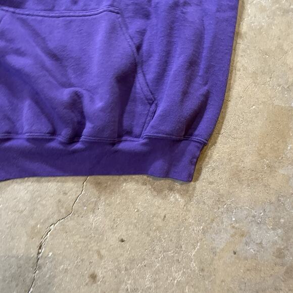 LSU Tigers Sweatshirt Mens Large Purple Hoodie Performance Football NCAA - Picture 5 of 8